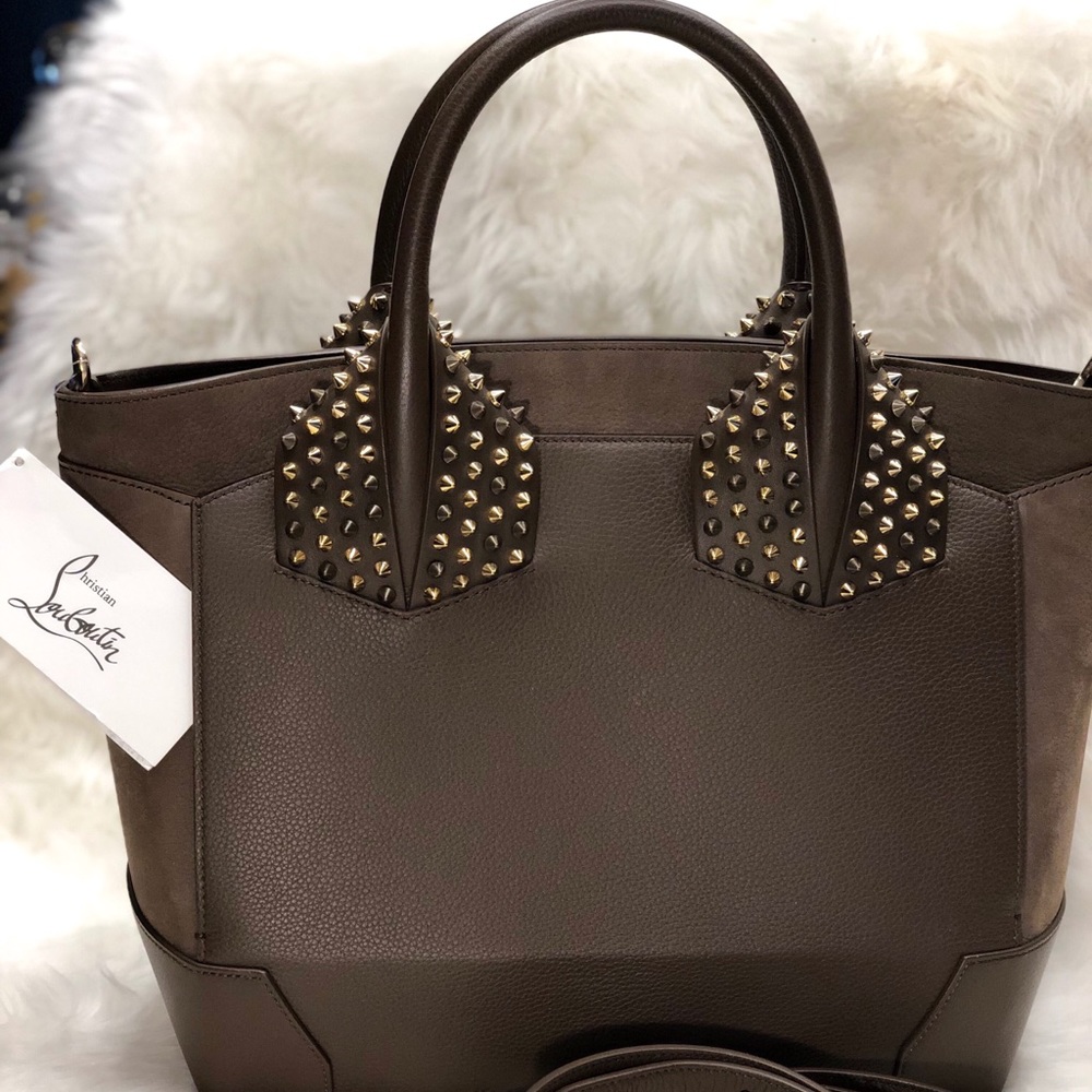 Christian Louboutin Large Eloise Brown Satchel